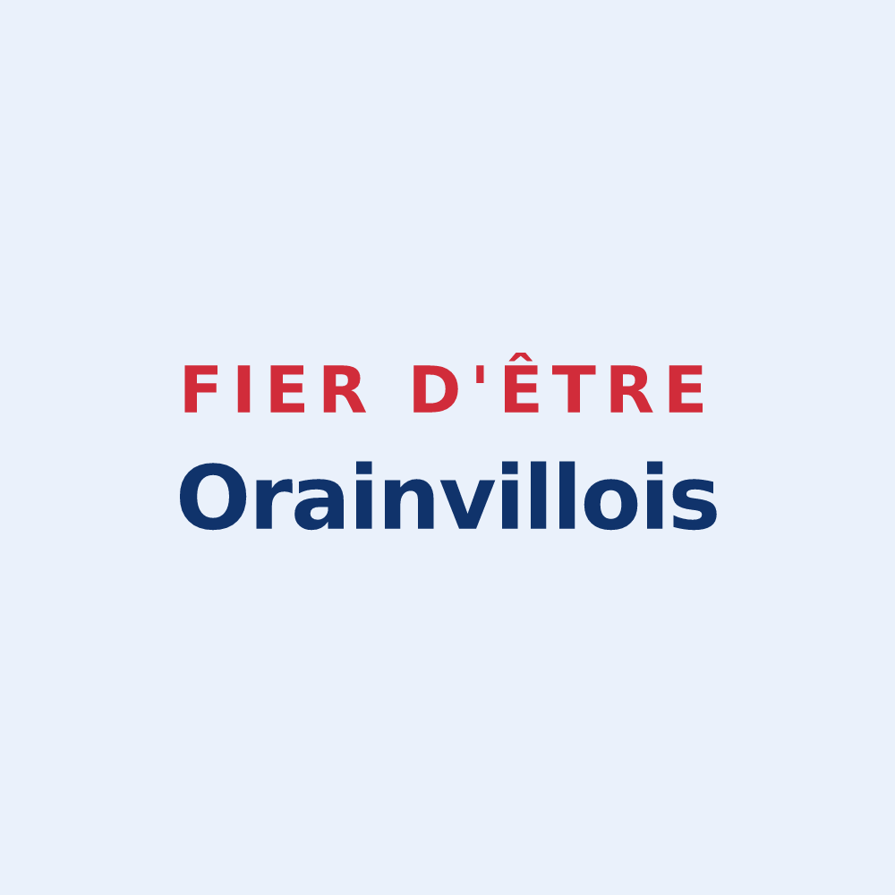 Sticker « Fier d'être Orainvillois » — design pour Orainville