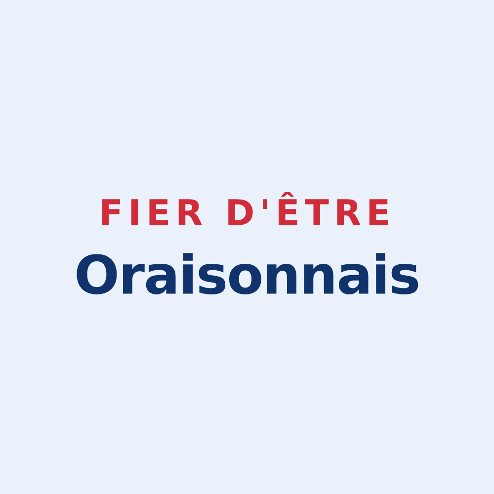 Sticker « Fier d'être Oraisonnais » — design pour Oraison