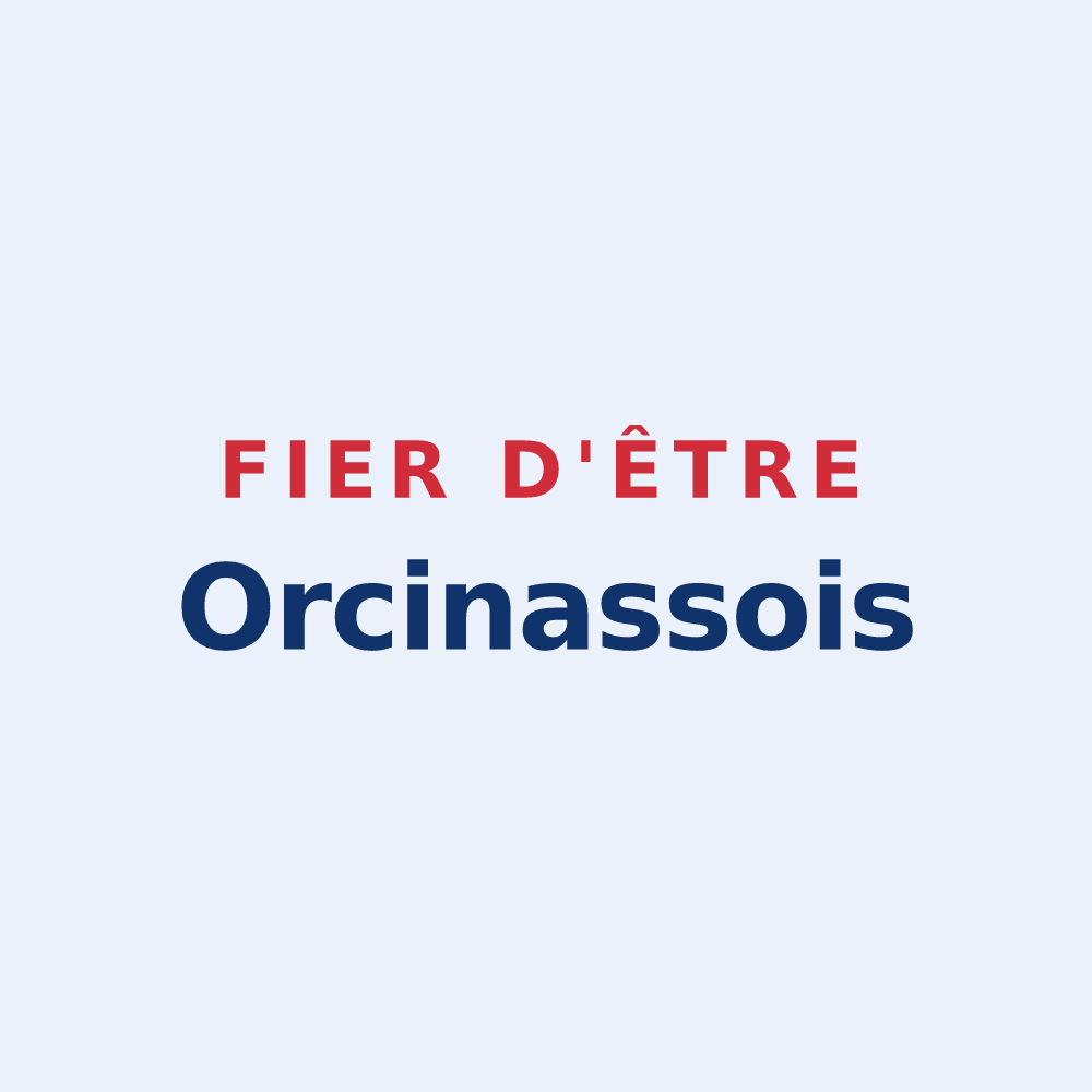 Sticker « Fier d'être Orcinassois » — design pour Orcinas
