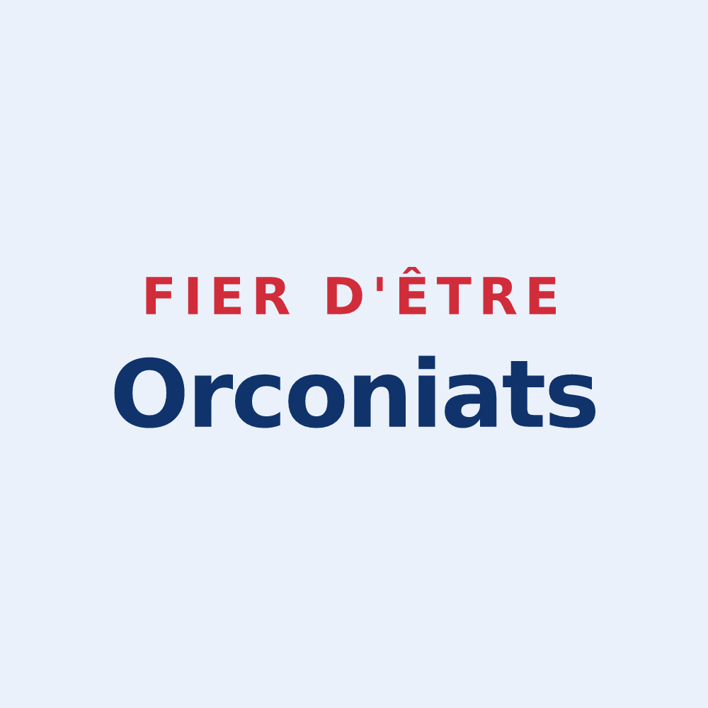 Sticker « Fier d'être Orconiats » — design pour Orconte