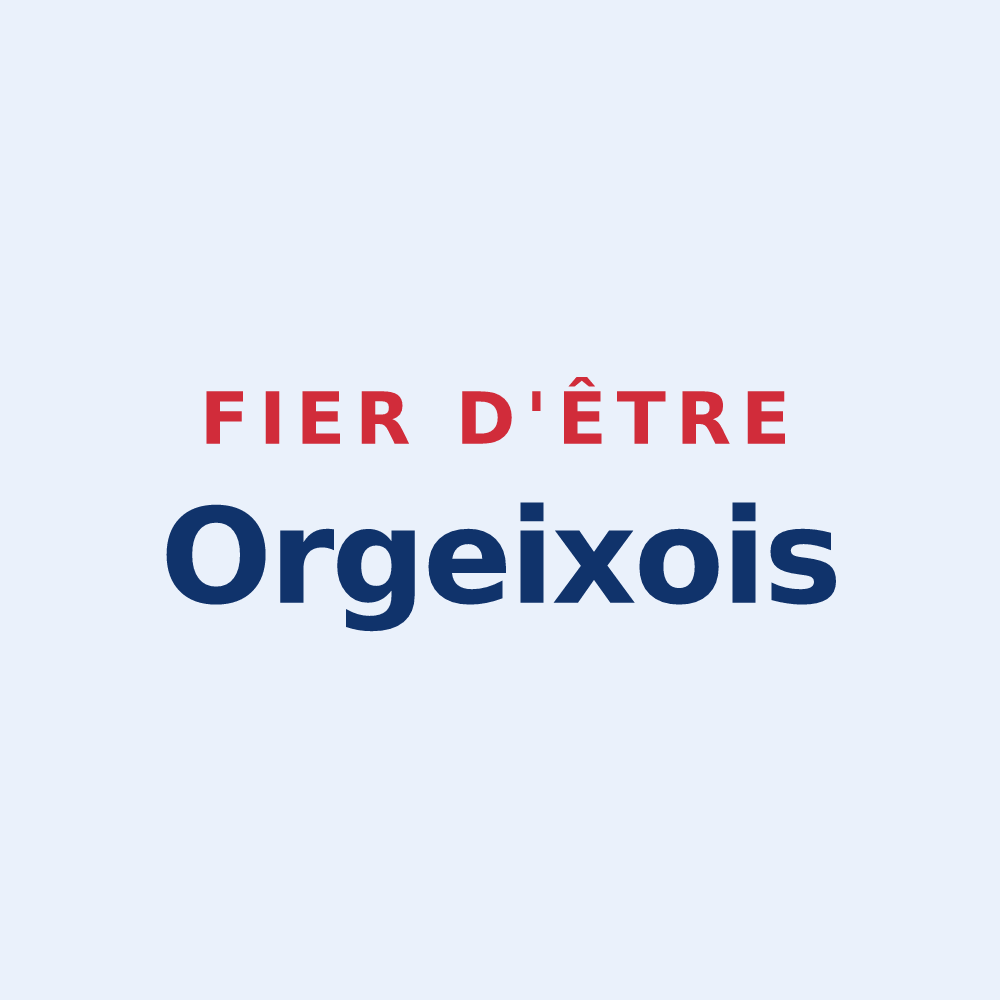 Sticker « Fier d'être Orgeixois » — design pour Orgeix