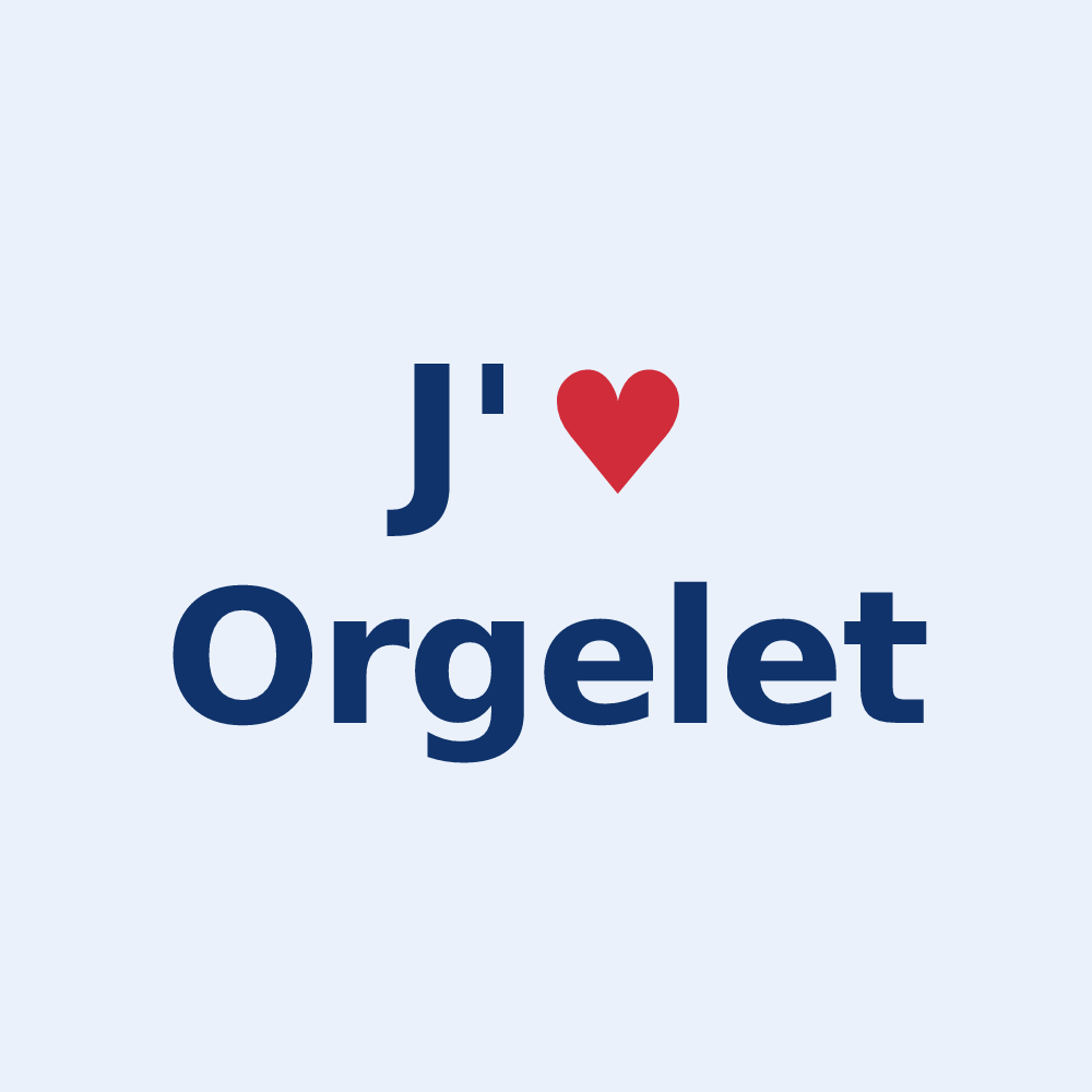 Sticker personnalisé Orgelet — design J'aime Orgelet