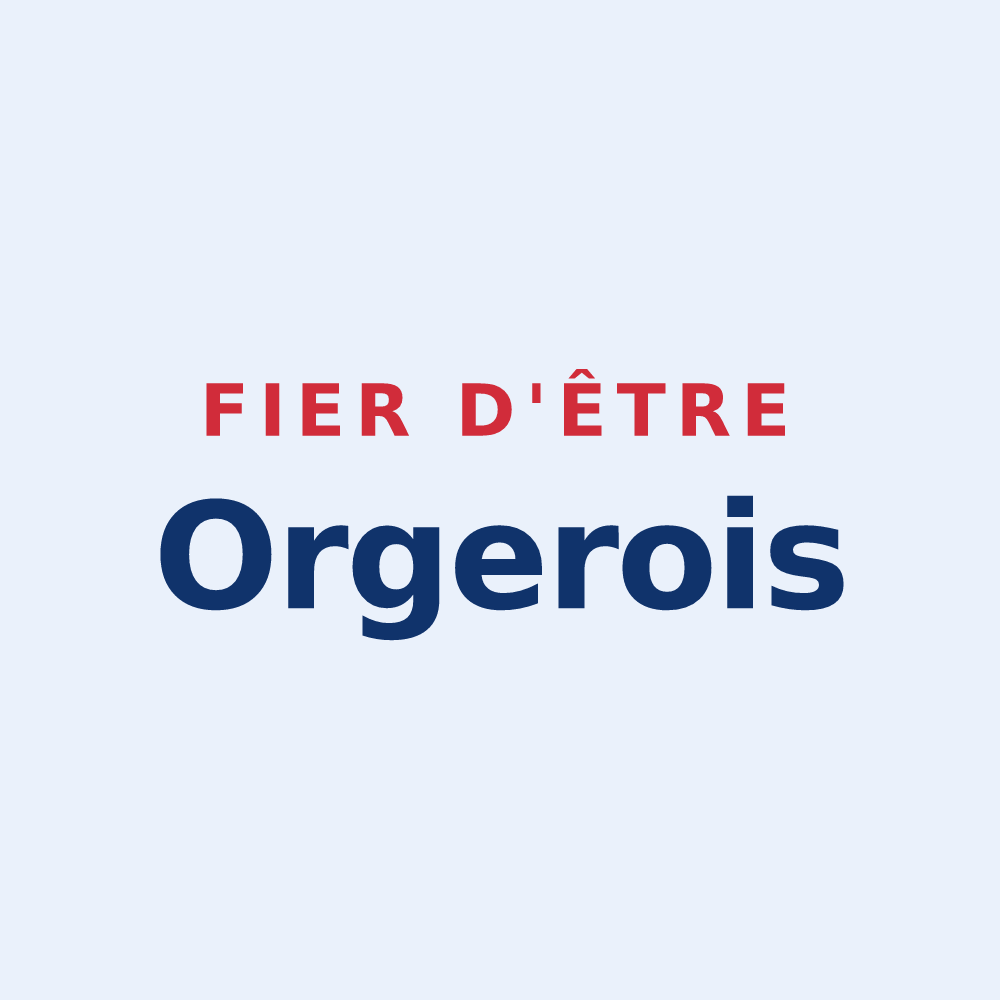 Sticker « Fier d'être Orgerois » — design pour Orgères
