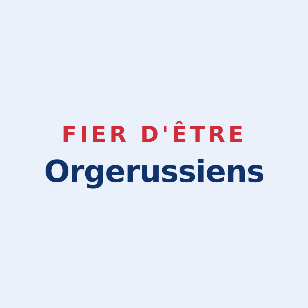 Sticker « Fier d'être Orgerussiens » — design pour Orgerus