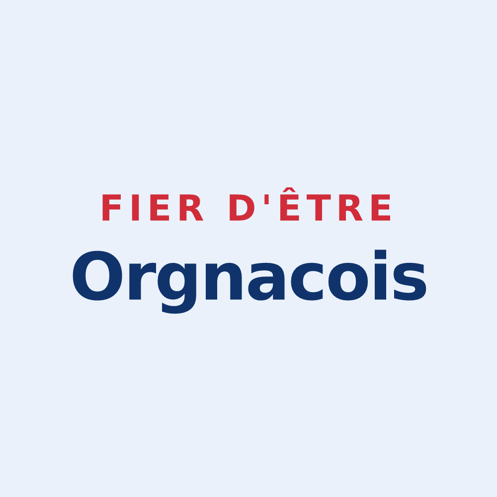 Sticker « Fier d'être Orgnacois » — design pour Orgnac-sur-Vézère