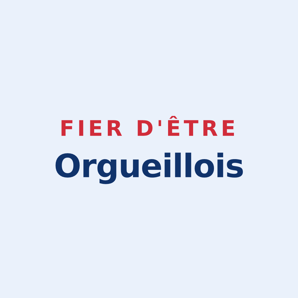 Sticker « Fier d'être Orgueillois » — design pour Orgueil
