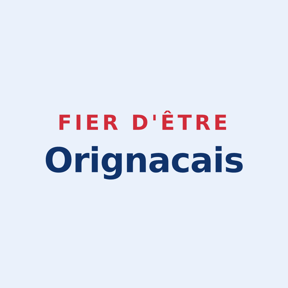 Sticker « Fier d'être Orignacais » — design pour Orignac