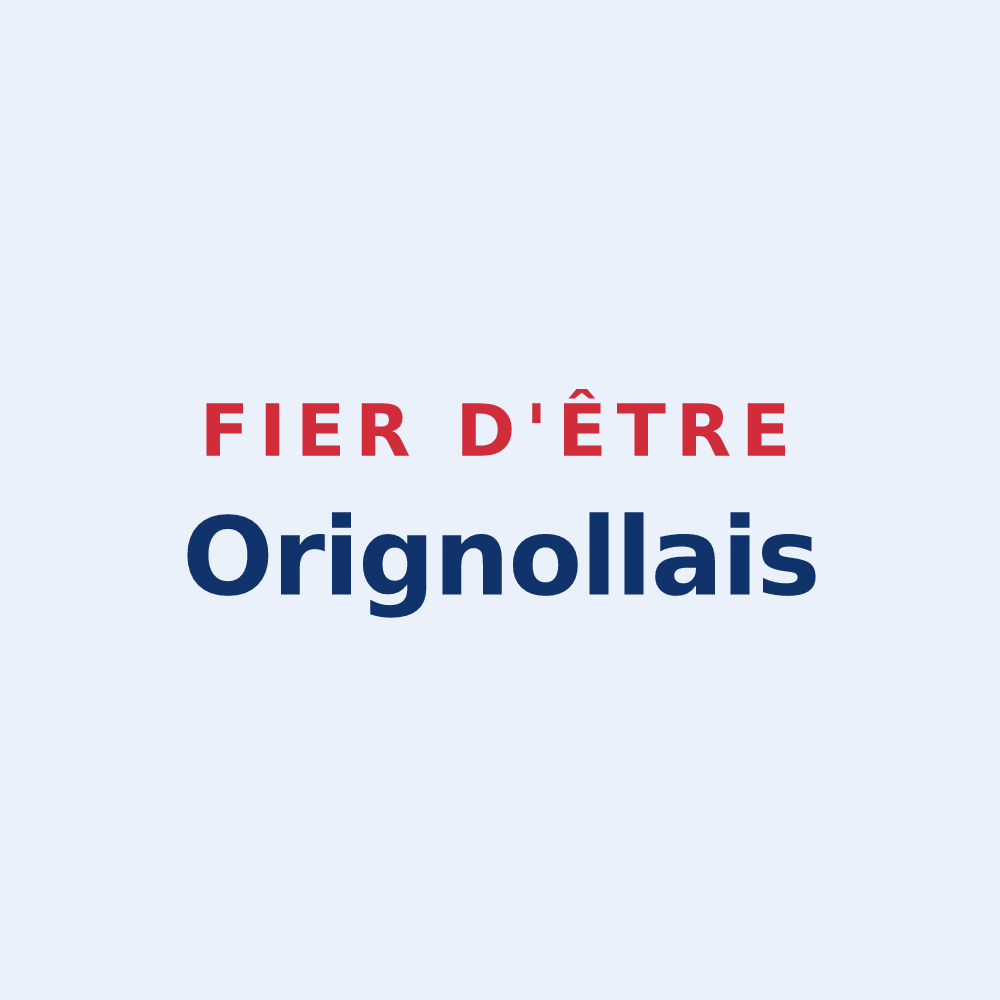 Sticker « Fier d'être Orignollais » — design pour Orignolles