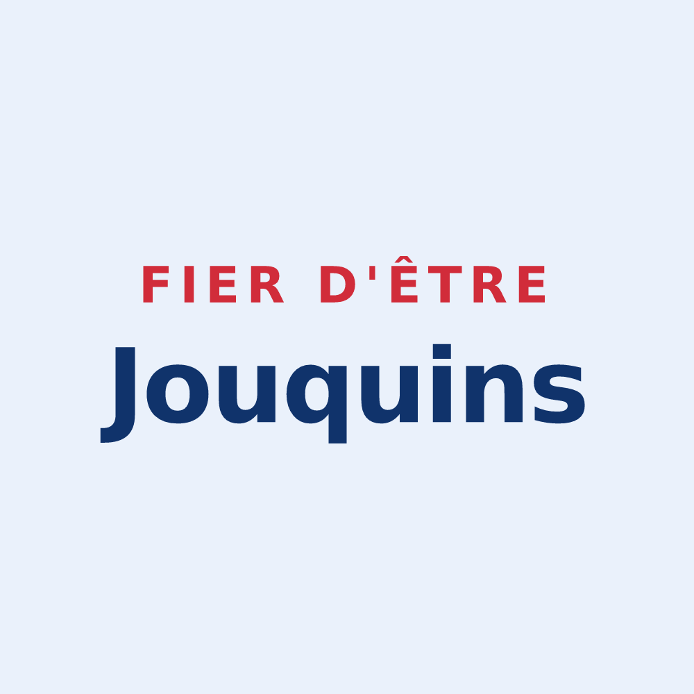 Sticker « Fier d'être Jouquins » — design pour Origny-le-Sec