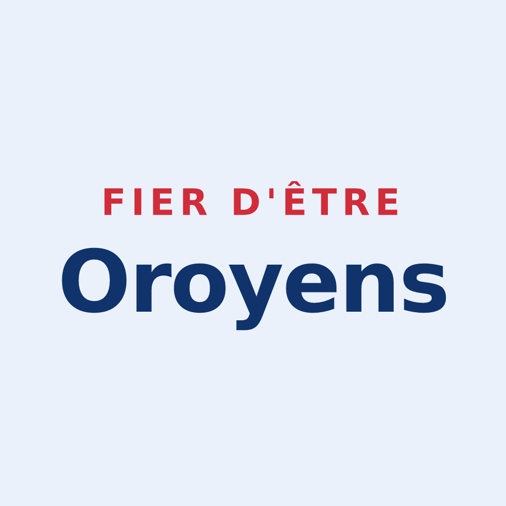 Sticker « Fier d'être Oroyens » — design pour Oriol-en-Royans