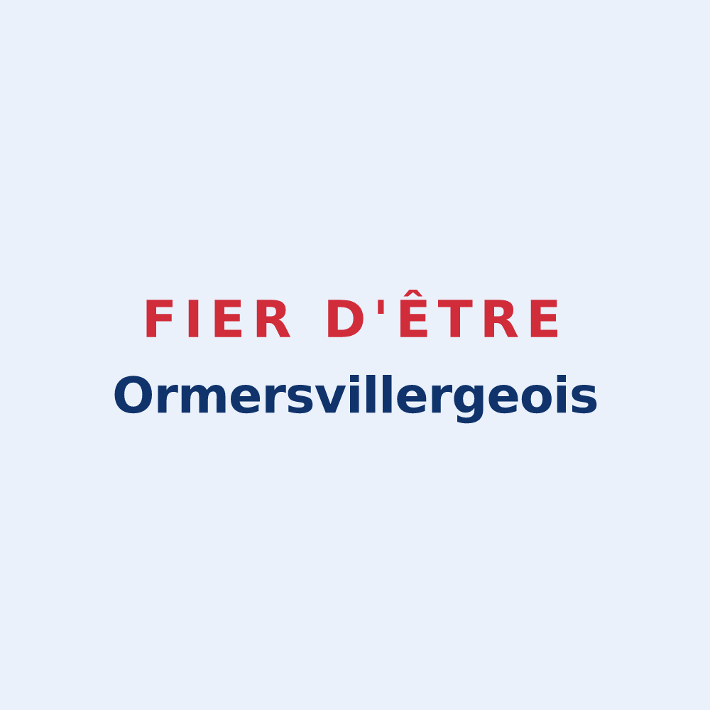 Sticker « Fier d'être Ormersvillergeois » — design pour Ormersviller
