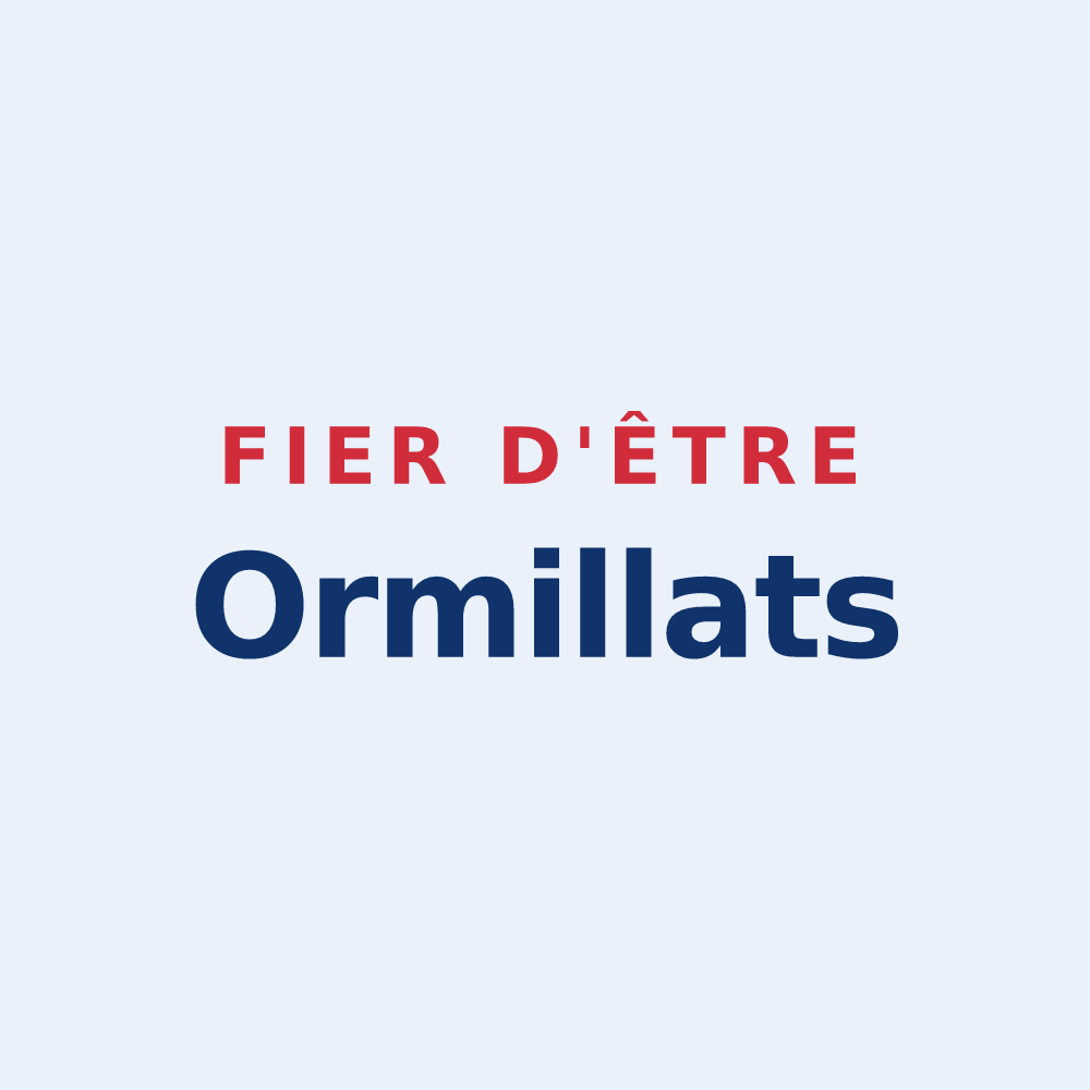 Sticker « Fier d'être Ormillats » — design pour Ormes