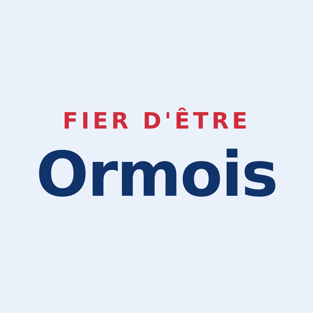 Sticker « Fier d'être Ormois » — design pour Ormes