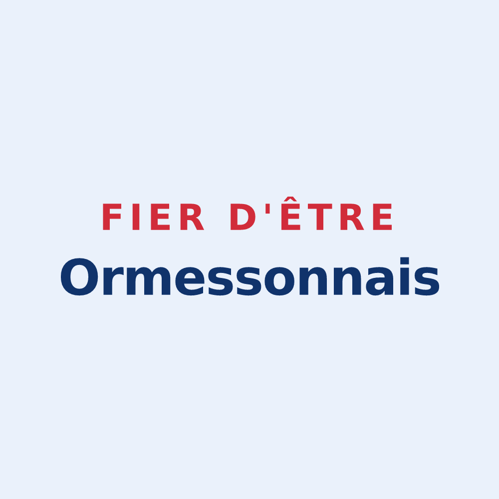 Sticker « Fier d'être Ormessonnais » — design pour Ormesson-sur-Marne