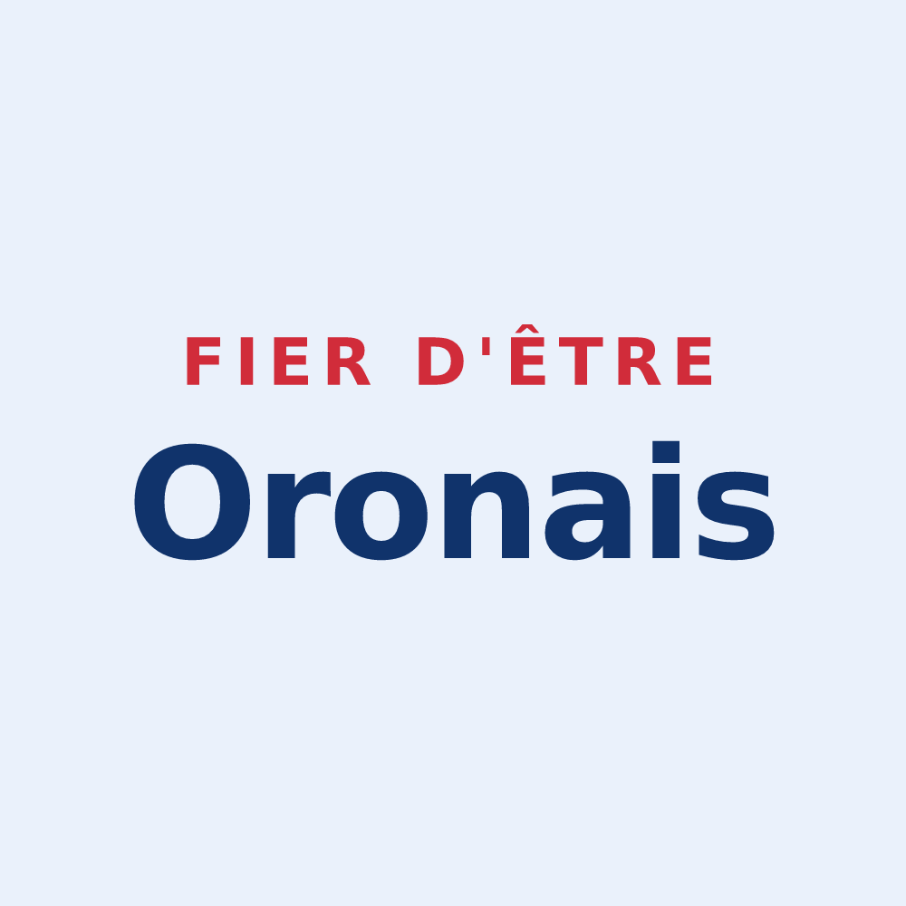Sticker « Fier d'être Oronais » — design pour Oron