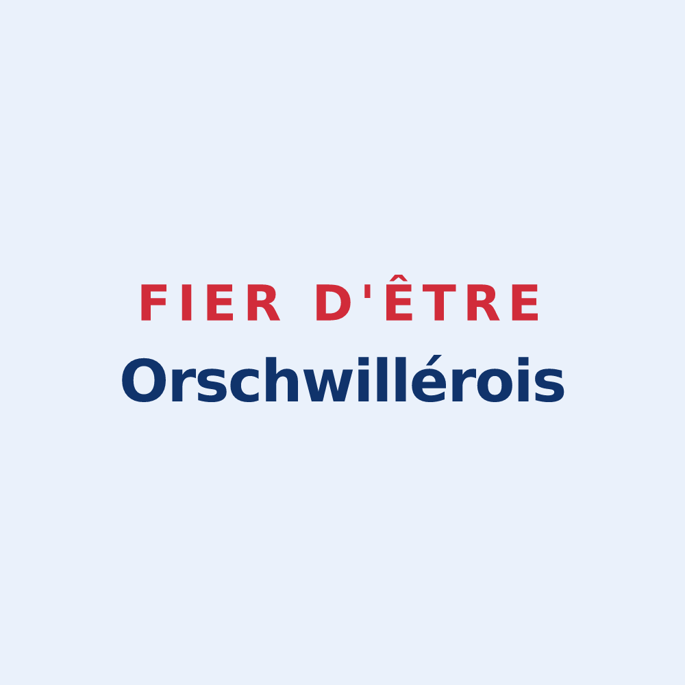 Sticker « Fier d'être Orschwillérois » — design pour Orschwiller
