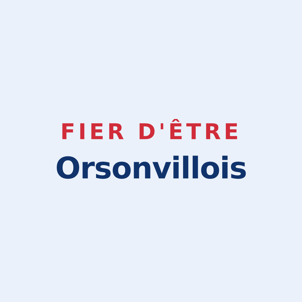 Sticker « Fier d'être Orsonvillois » — design pour Orsonville