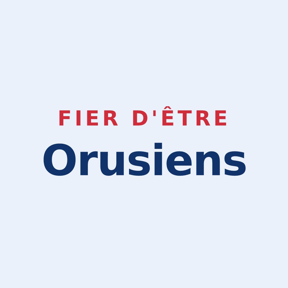Sticker « Fier d'être Orusiens » — design pour Orus