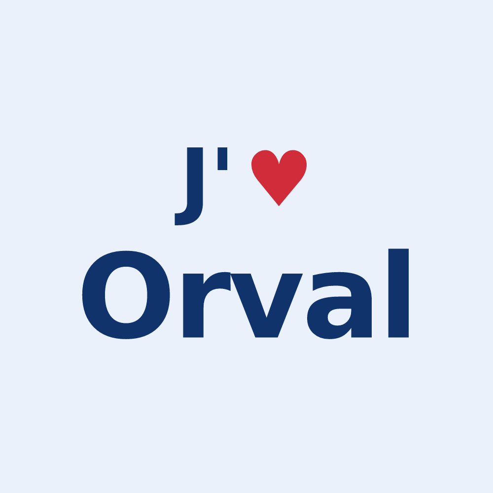 Sticker personnalisé Orval — design J'aime Orval