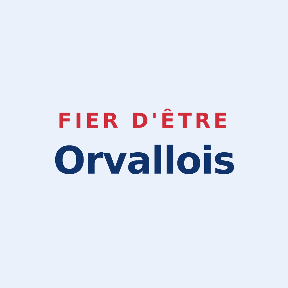 Sticker « Fier d'être Orvallois » — design pour Orveau