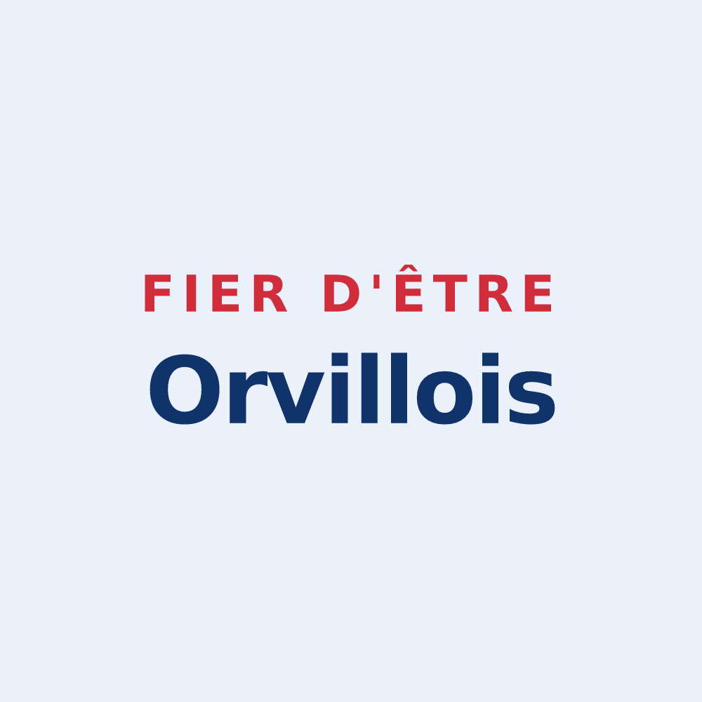 Sticker « Fier d'être Orvillois » — design pour Orville