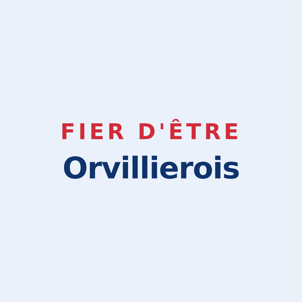 Sticker « Fier d'être Orvillierois » — design pour Orvilliers