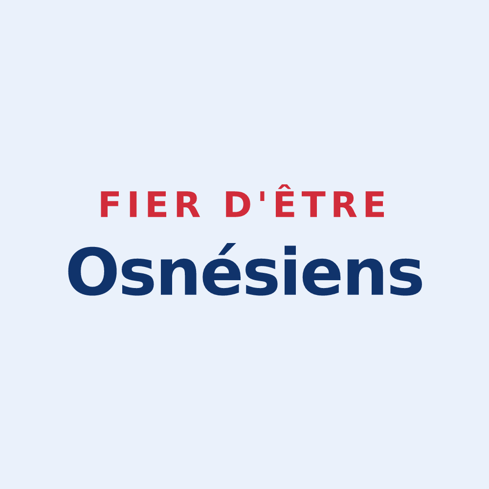 Sticker « Fier d'être Osnésiens » — design pour Osnes