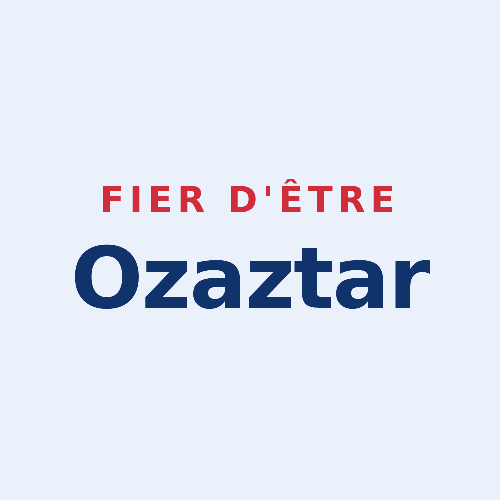 Sticker « Fier d'être Ozaztar » — design pour Ossas-Suhare