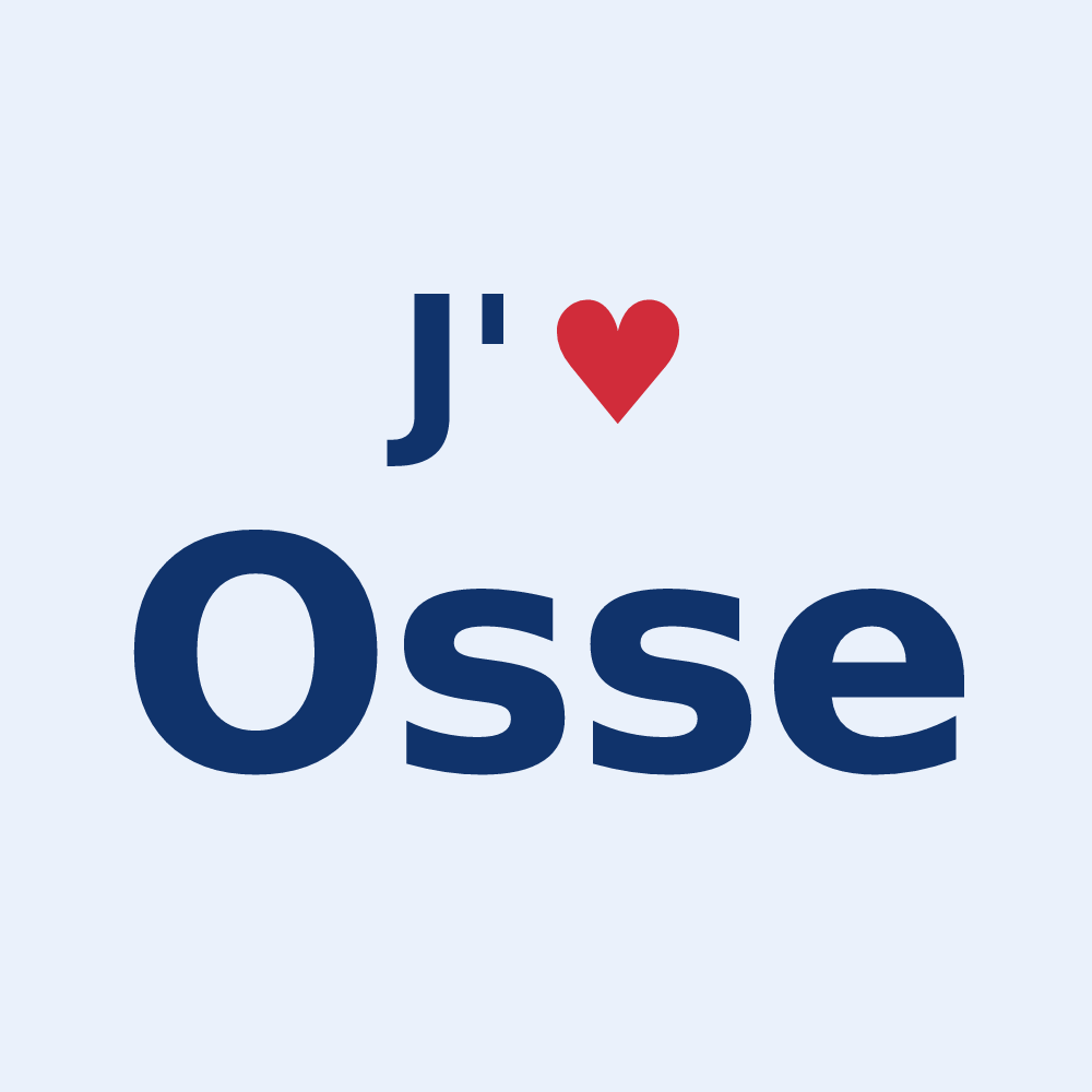 Sticker personnalisé Osse — design J'aime Osse