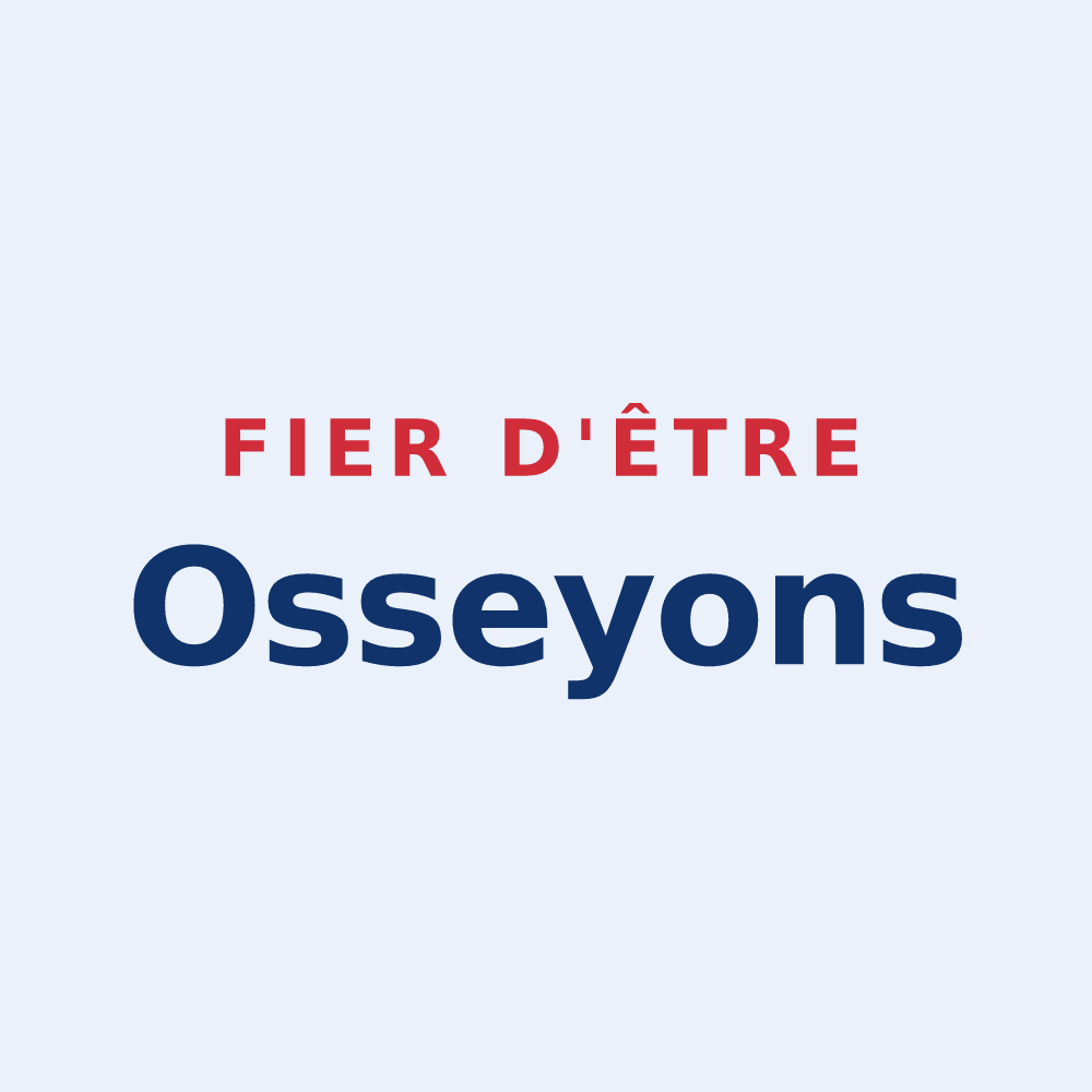 Sticker « Fier d'être Osseyons » — design pour Ossey-les-Trois-Maisons