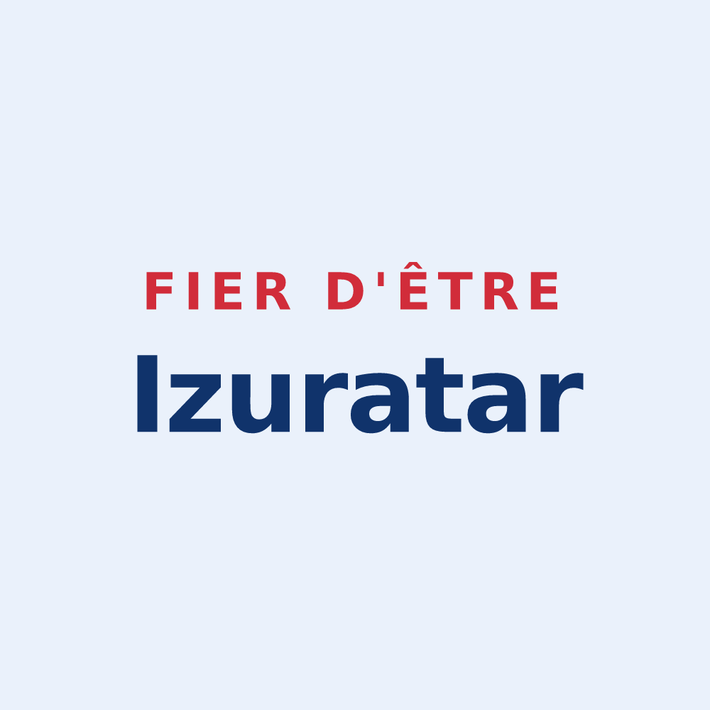 Sticker « Fier d'être Izuratar » — design pour Ostabat-Asme
