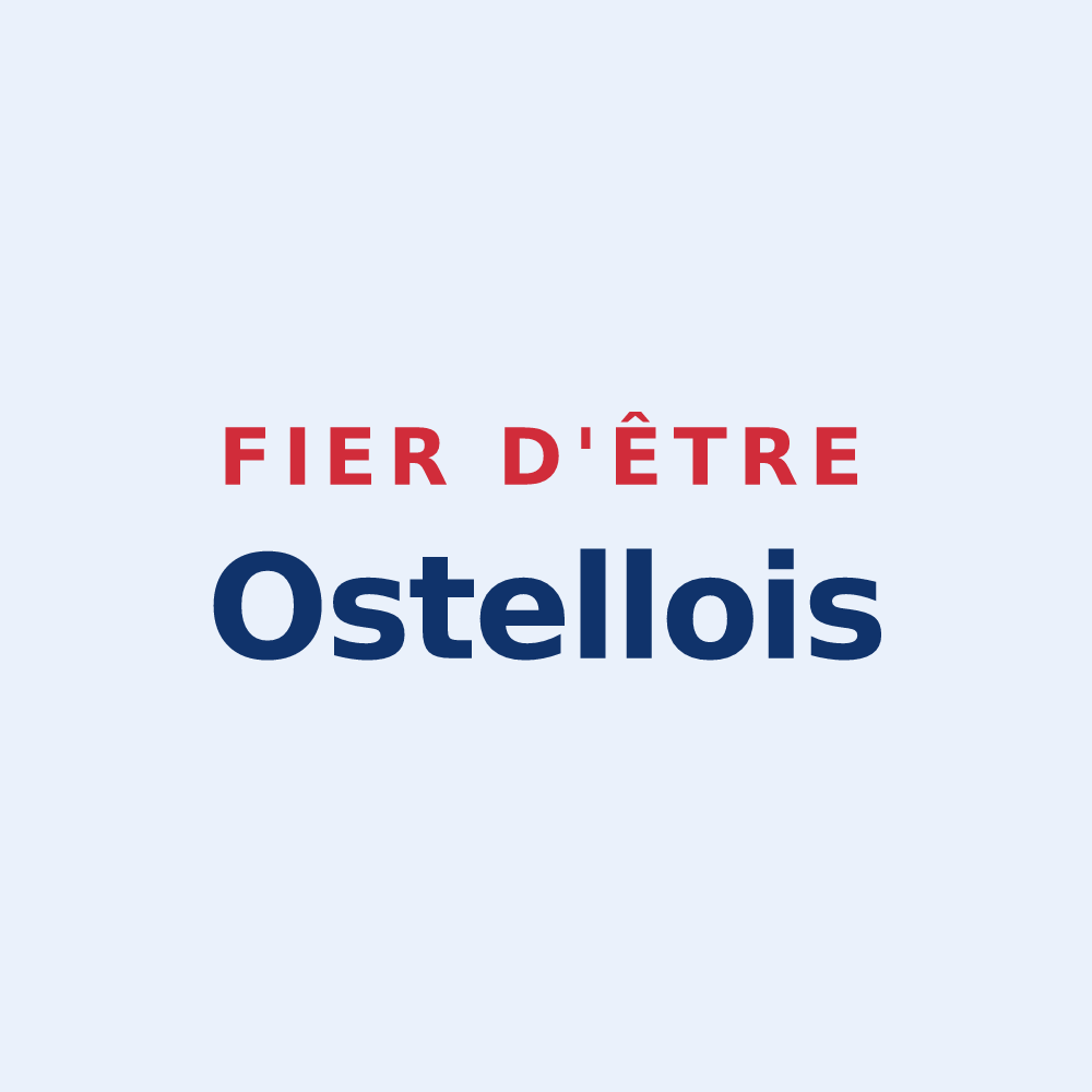 Sticker « Fier d'être Ostellois » — design pour Ostel
