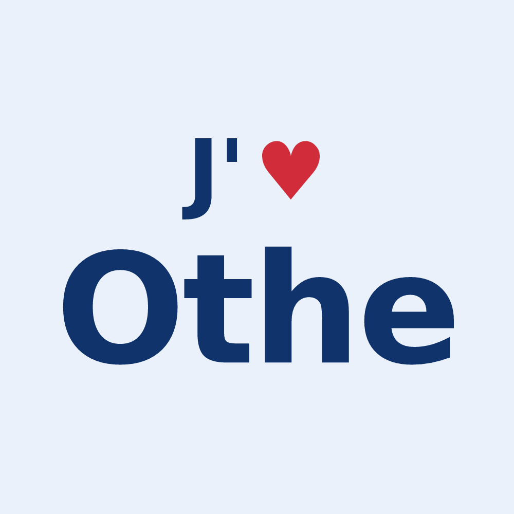 Sticker personnalisé Othe — design « J'aime Othe » imprimé sur le sticker