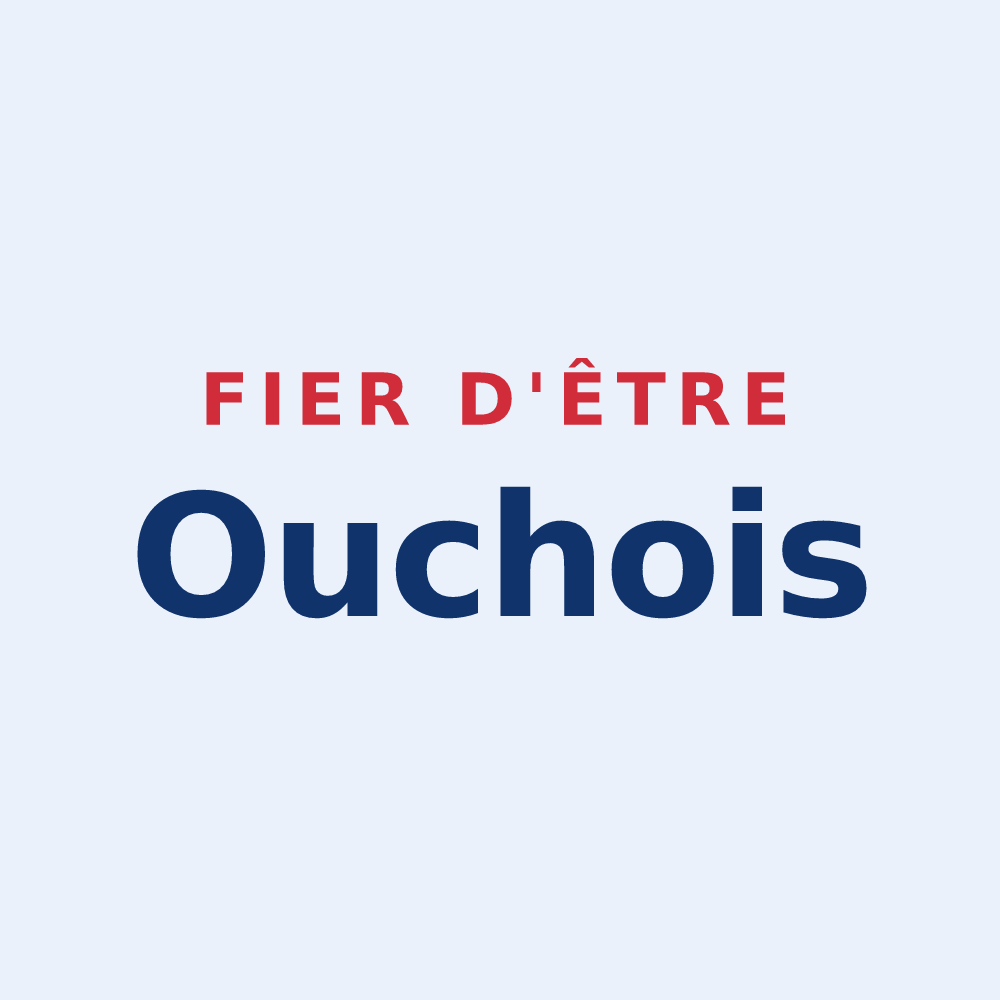 Sticker « Fier d'être Ouchois » — design pour Ouches
