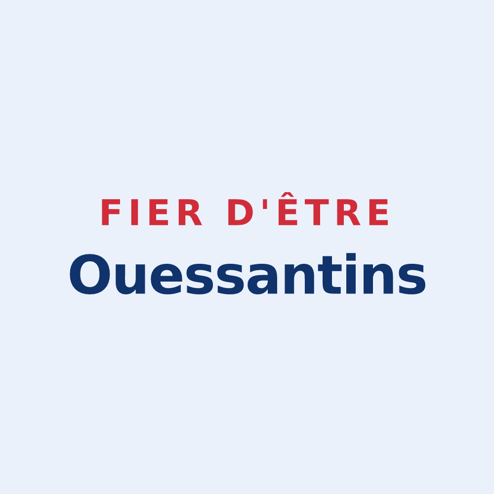 Sticker « Fier d'être Ouessantins » — design pour Ouessant