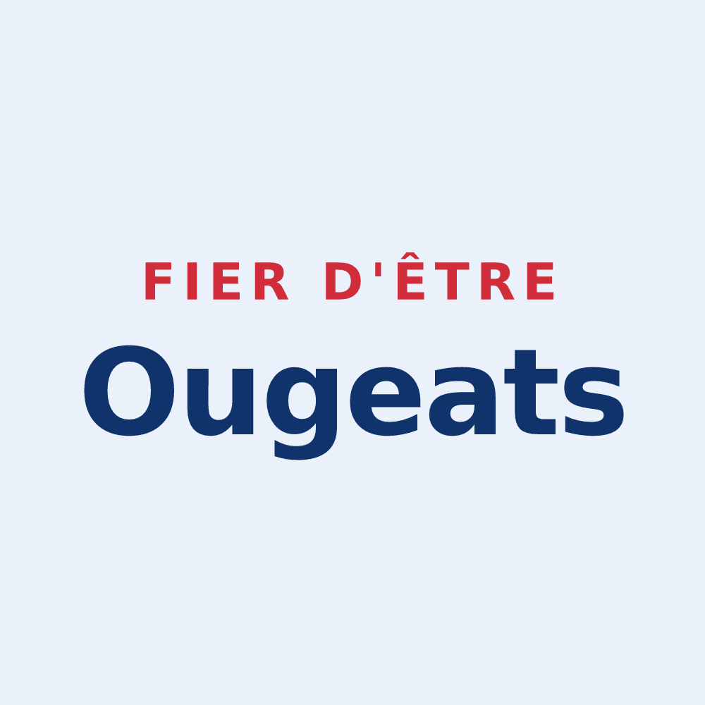 Sticker « Fier d'être Ougeats » — design pour Ouge