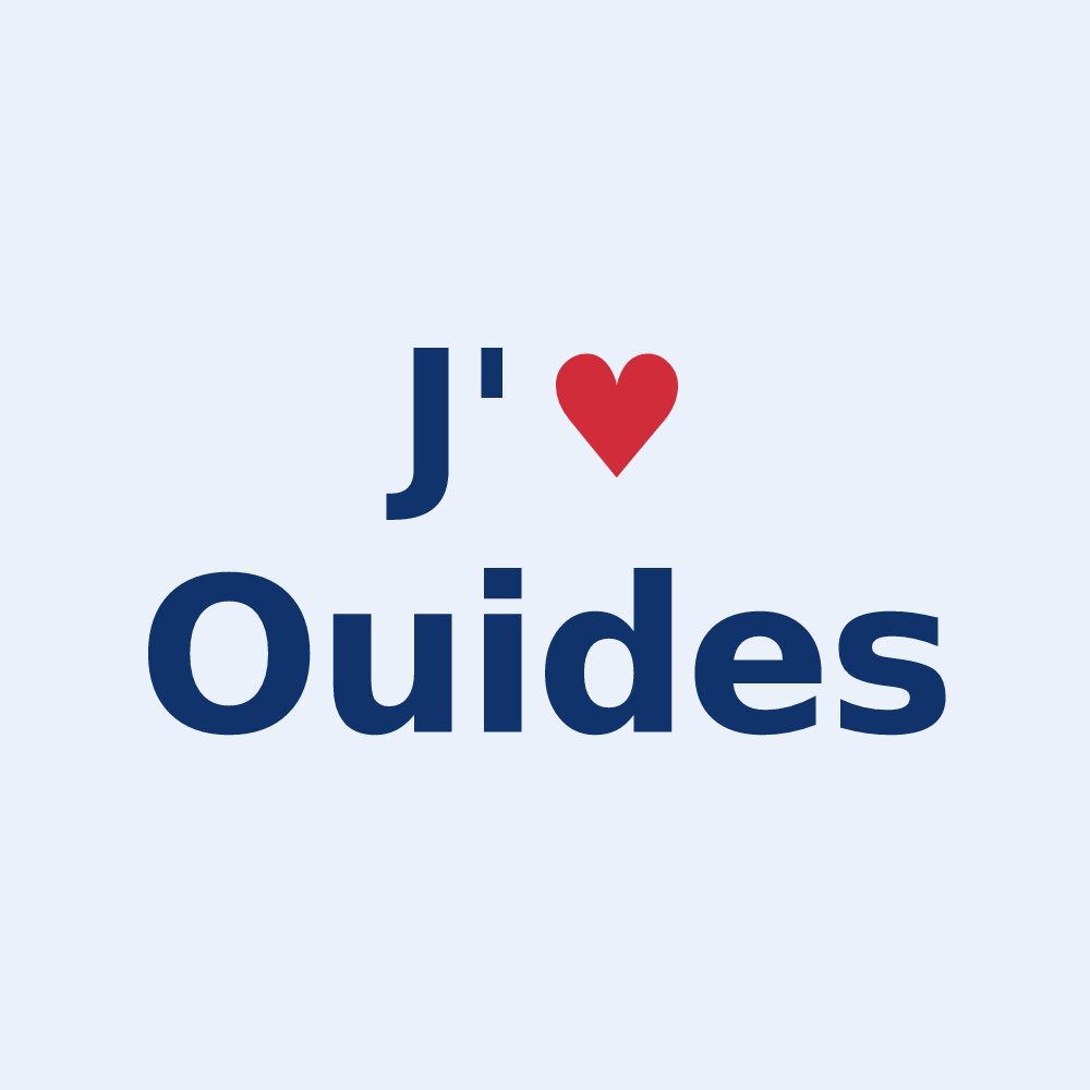 Sticker personnalisé Ouides — design J'aime Ouides