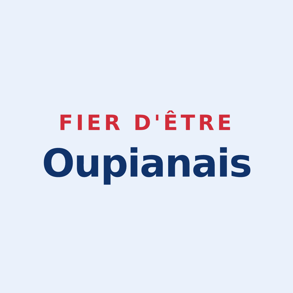 Sticker « Fier d'être Oupianais » — design pour Oupia