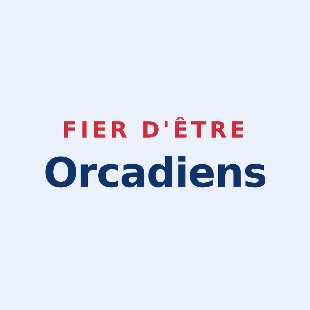 Sticker « Fier d'être Orcadiens » — design pour Ourches-sur-Meuse