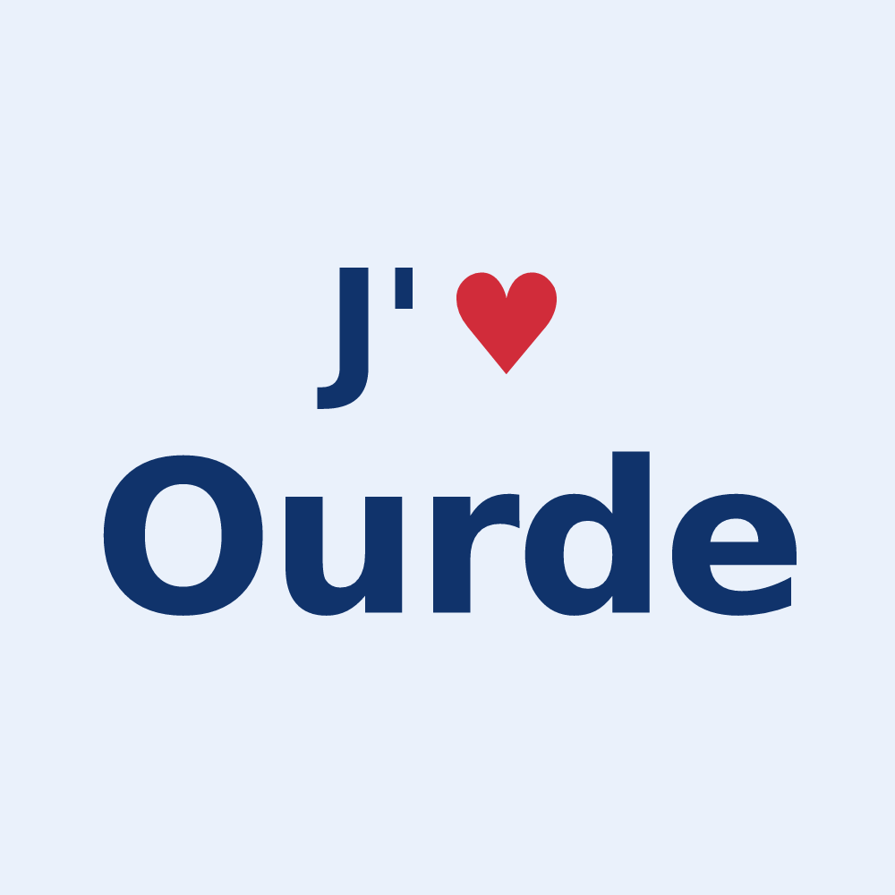 Sticker personnalisé Ourde — design J'aime Ourde