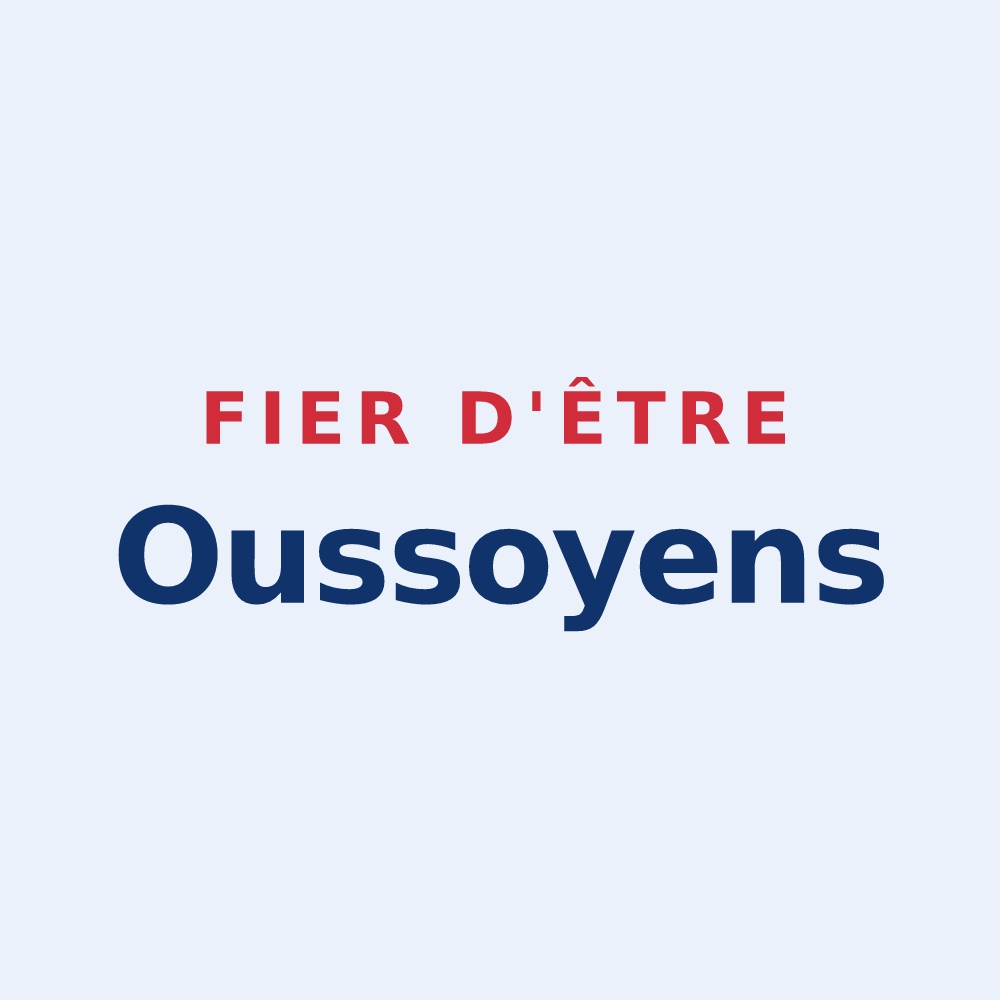 Sticker « Fier d'être Oussoyens » — design pour Oussoy-en-Gâtinais