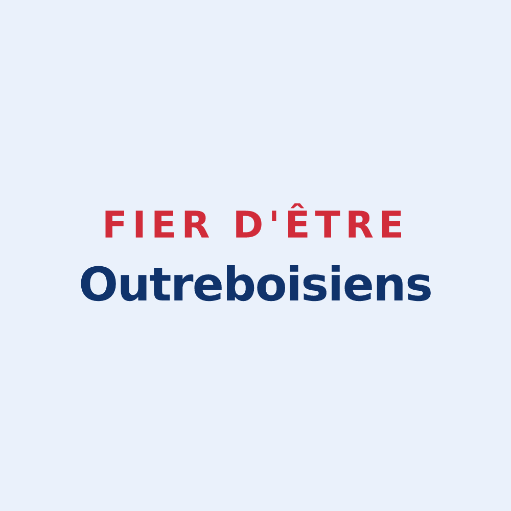 Sticker « Fier d'être Outreboisiens » — design pour Outrebois