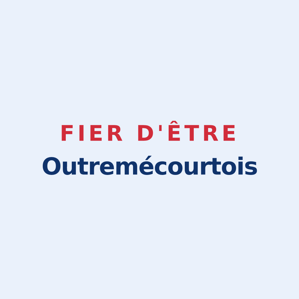 Sticker « Fier d'être Outremécourtois » — design pour Outremécourt