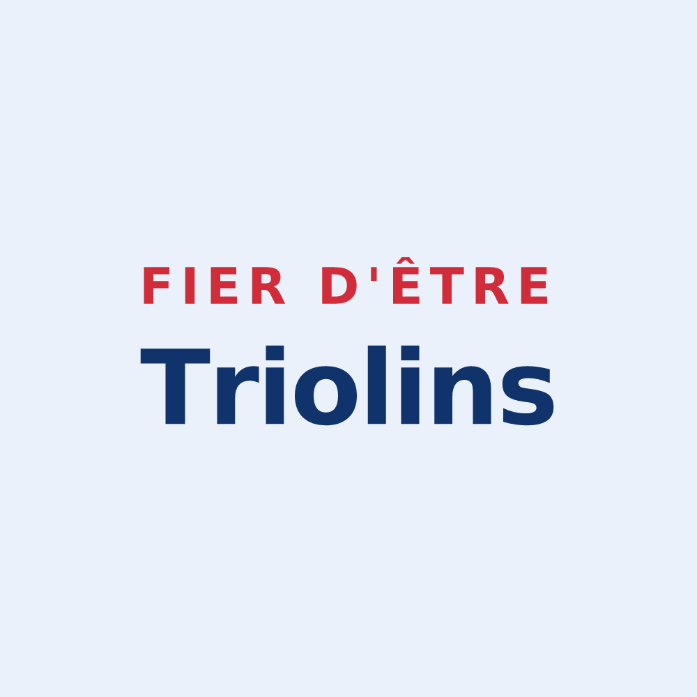 Sticker « Fier d'être Triolins » — design pour Outriaz