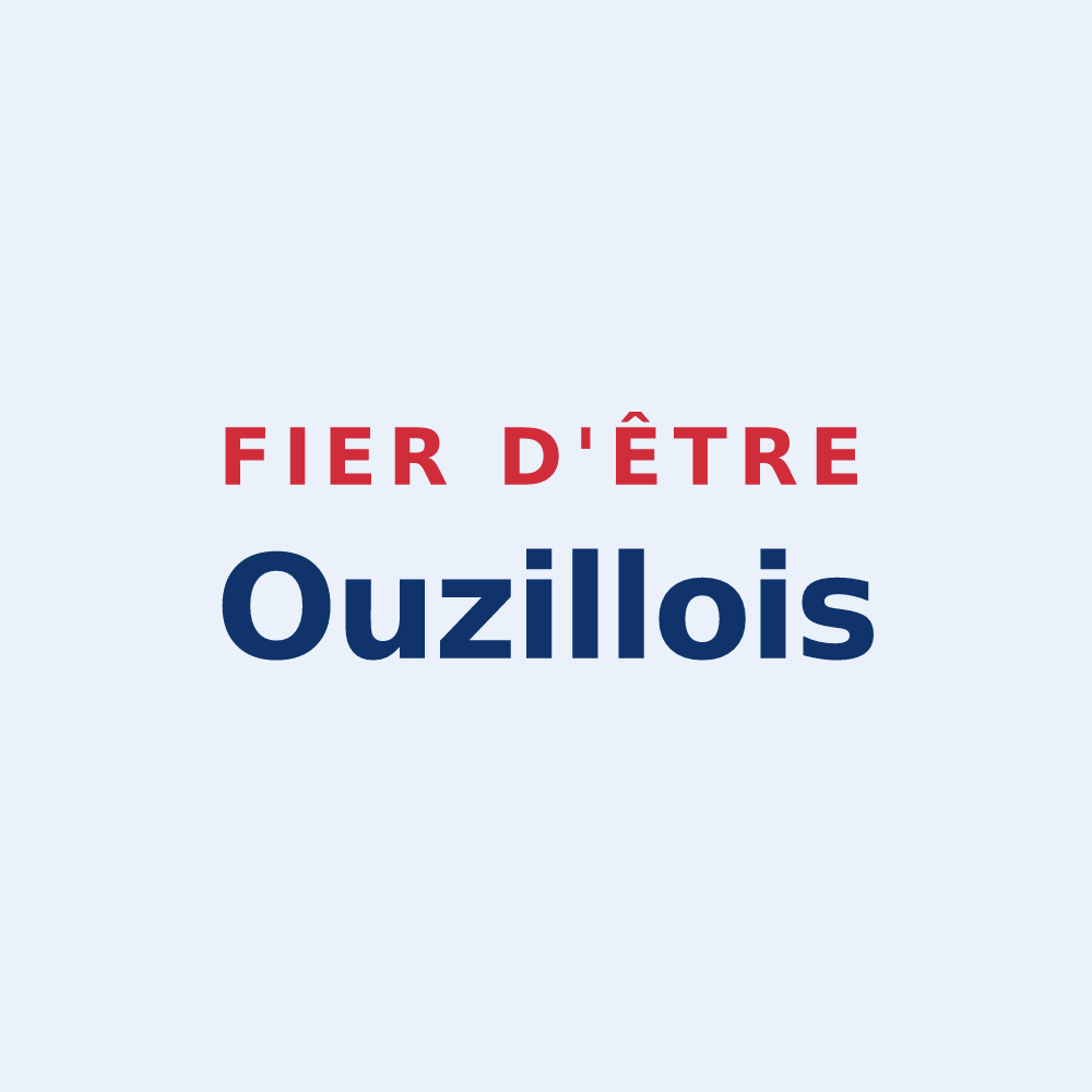 Sticker « Fier d'être Ouzillois » — design pour Ouzilly