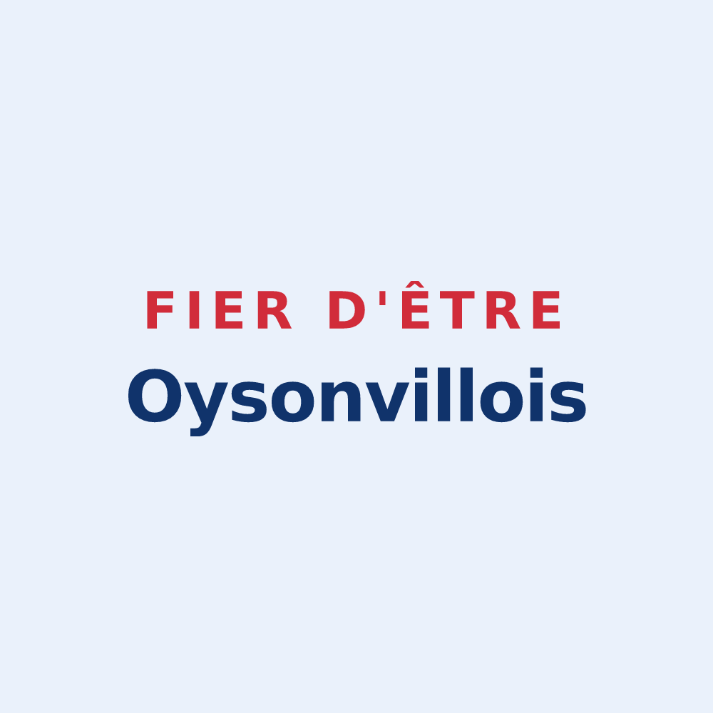 Sticker « Fier d'être Oysonvillois » — design pour Oysonville