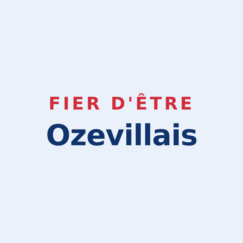 Sticker « Fier d'être Ozevillais » — design pour Ozeville