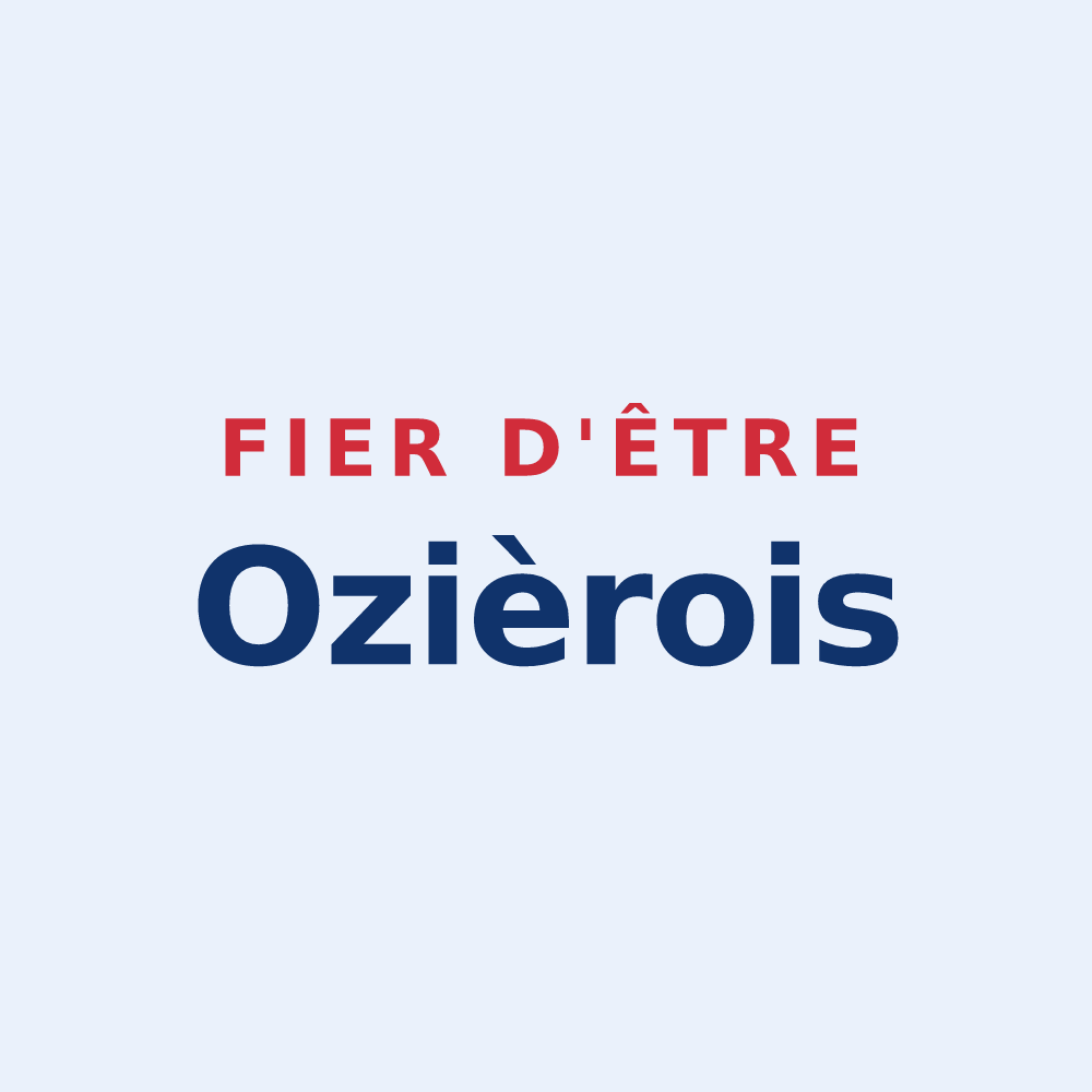 Sticker « Fier d'être Ozièrois » — design pour Ozières