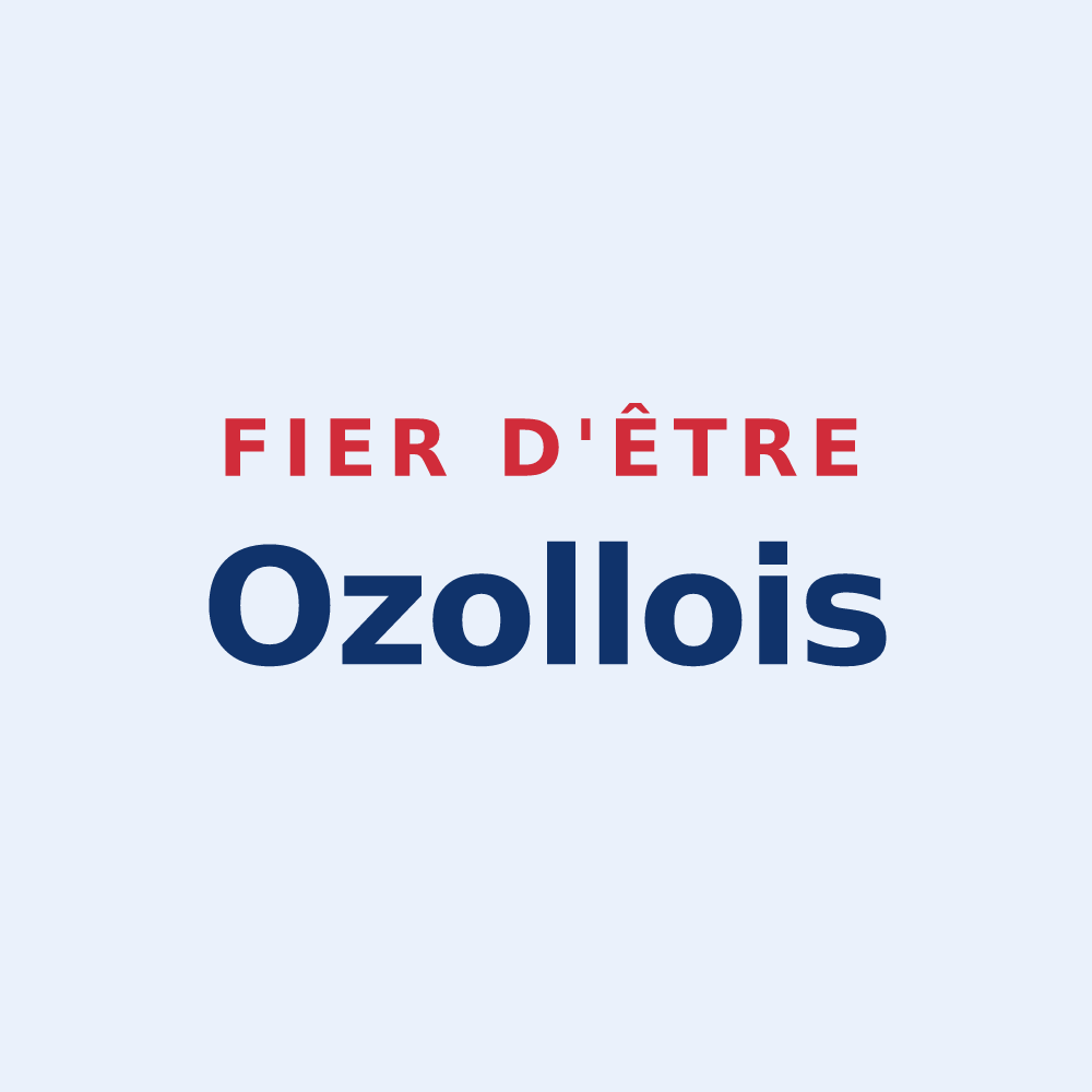 Sticker « Fier d'être Ozollois » — design pour Ozolles