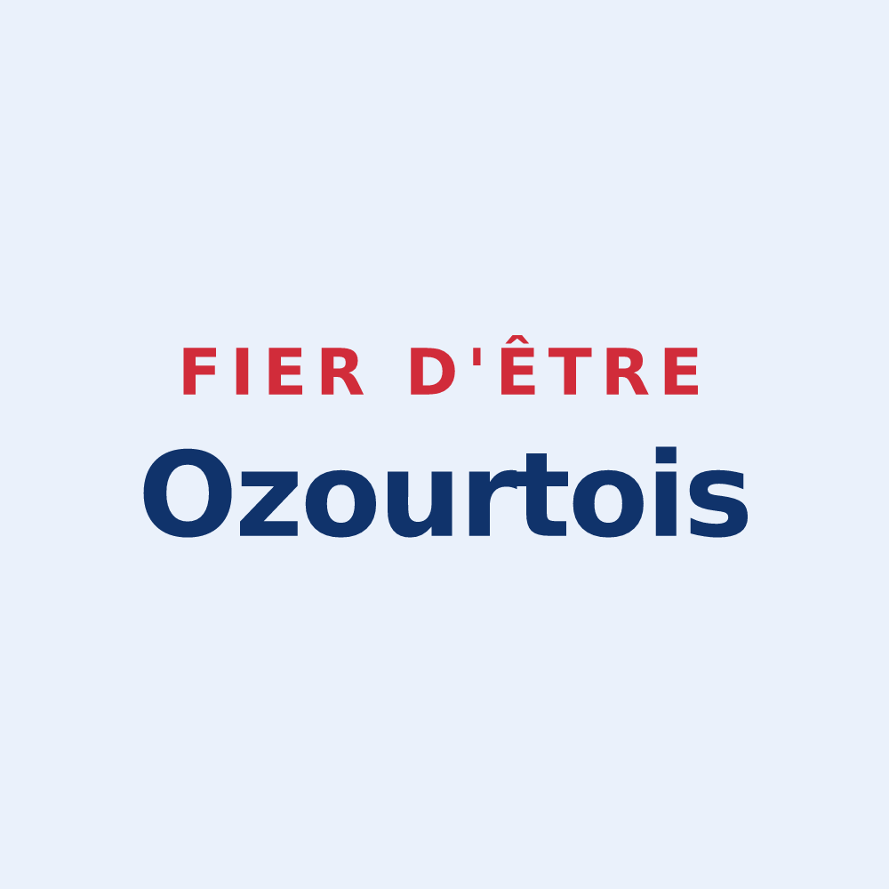 Sticker « Fier d'être Ozourtois » — design pour Ozourt